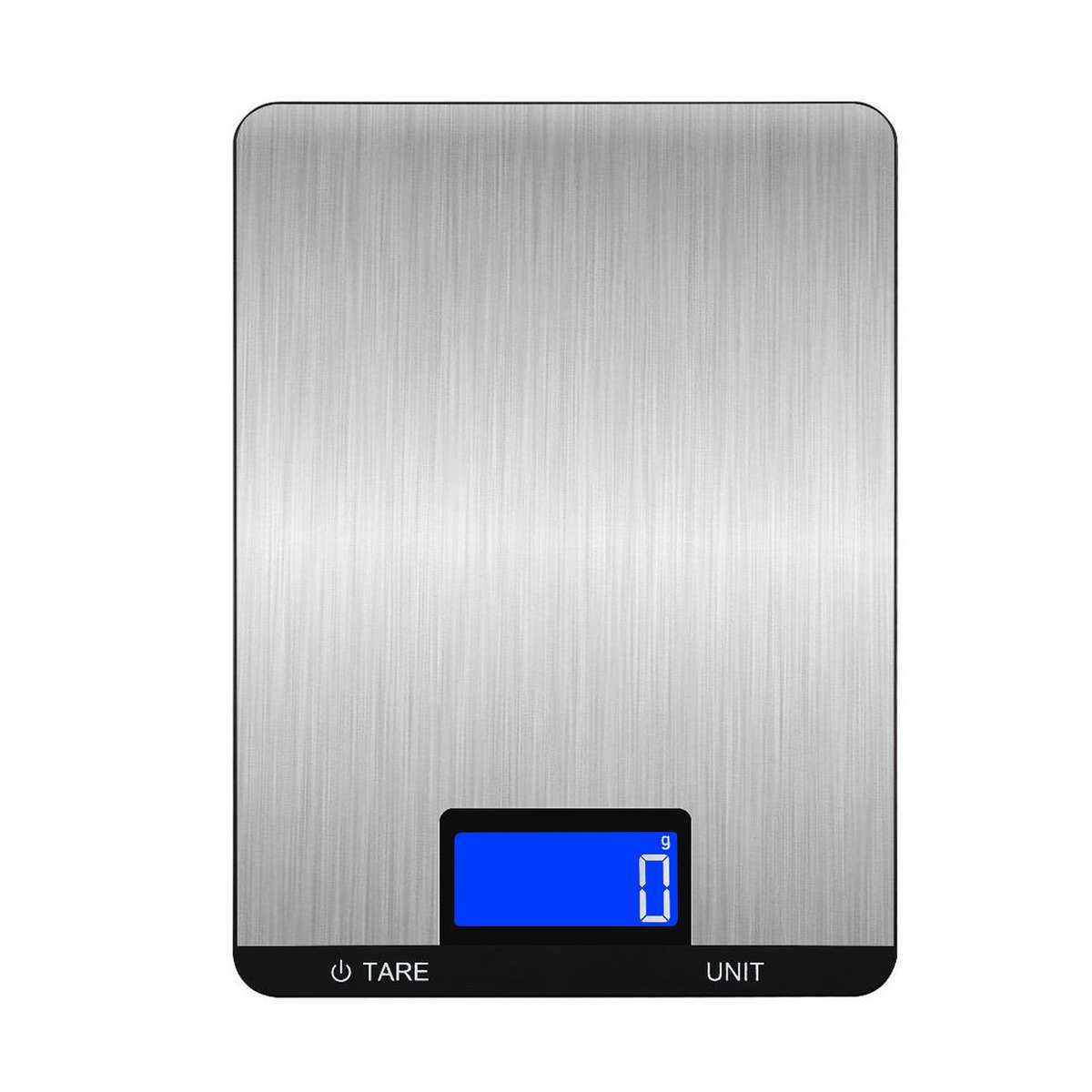 Digital Food Scale 15kg/33lb Rechargeable Digital Kitchen Scale with LCD Display Touch Buttons 7 Uni