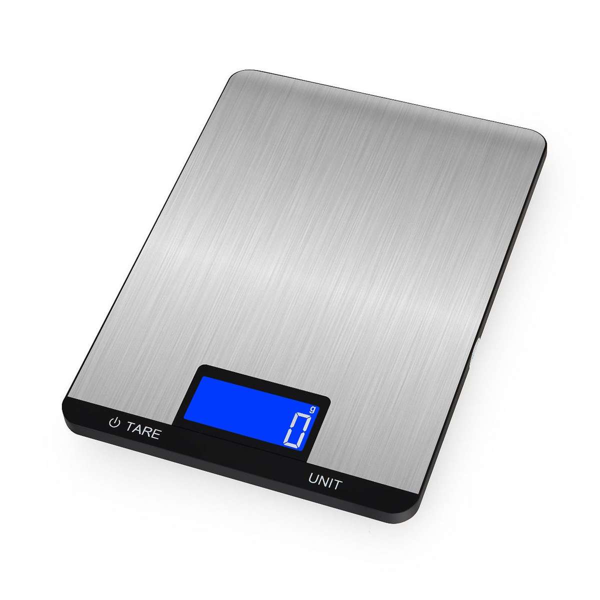 Digital Food Scale 15kg/33lb Rechargeable Digital Kitchen Scale with LCD Display Touch Buttons 7 Uni