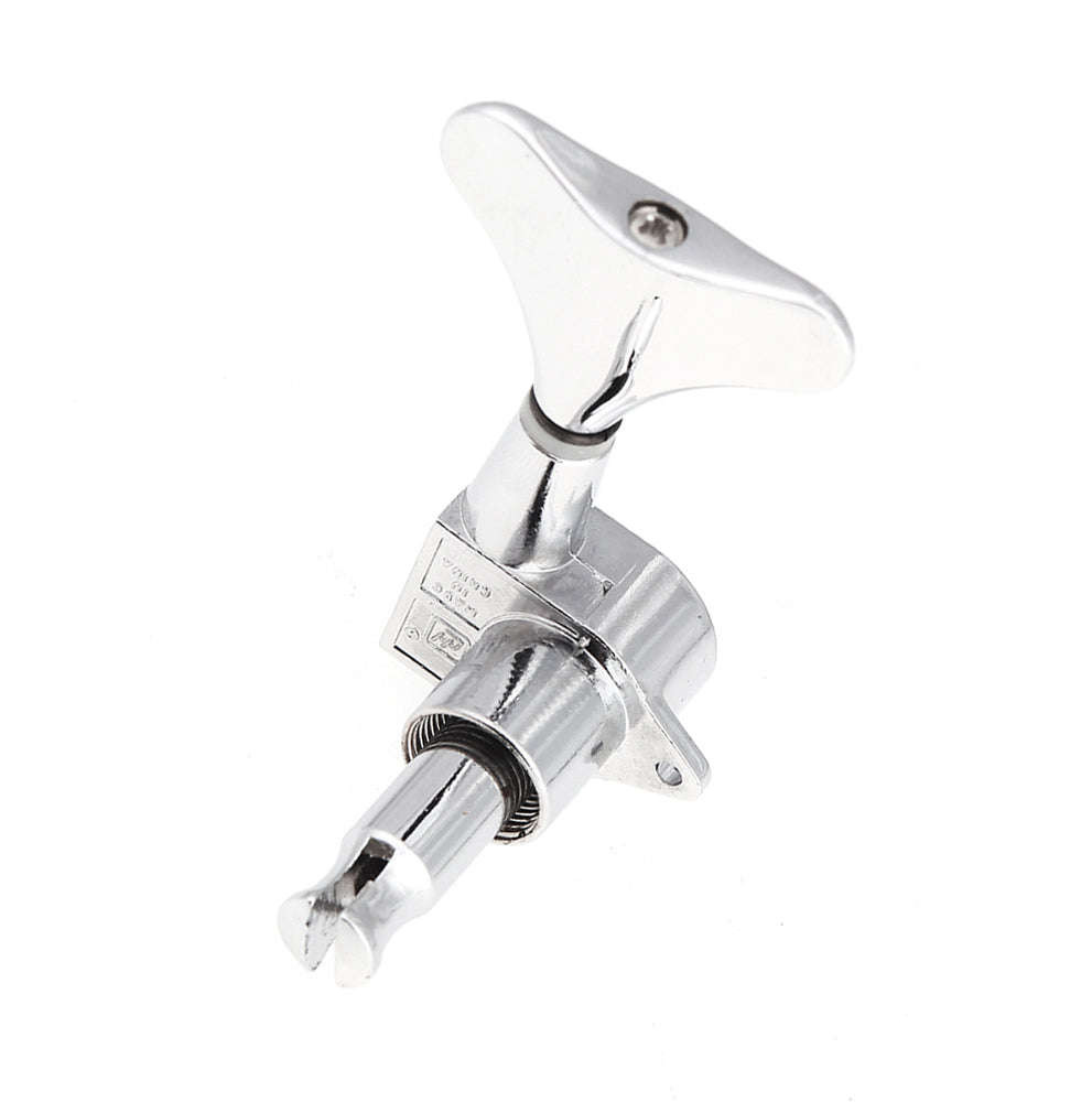 4 Chrome Sealed Tuning Pegs Tuners Machine Heads for Bass Guitar 2L+2R