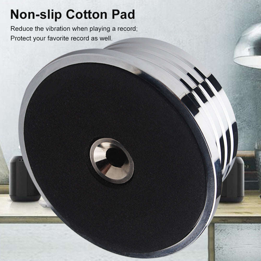 Record Weight Stabilizer 50Hz Bubble Level Speed Detection Turntable LP Disc Stabilizer Clamp