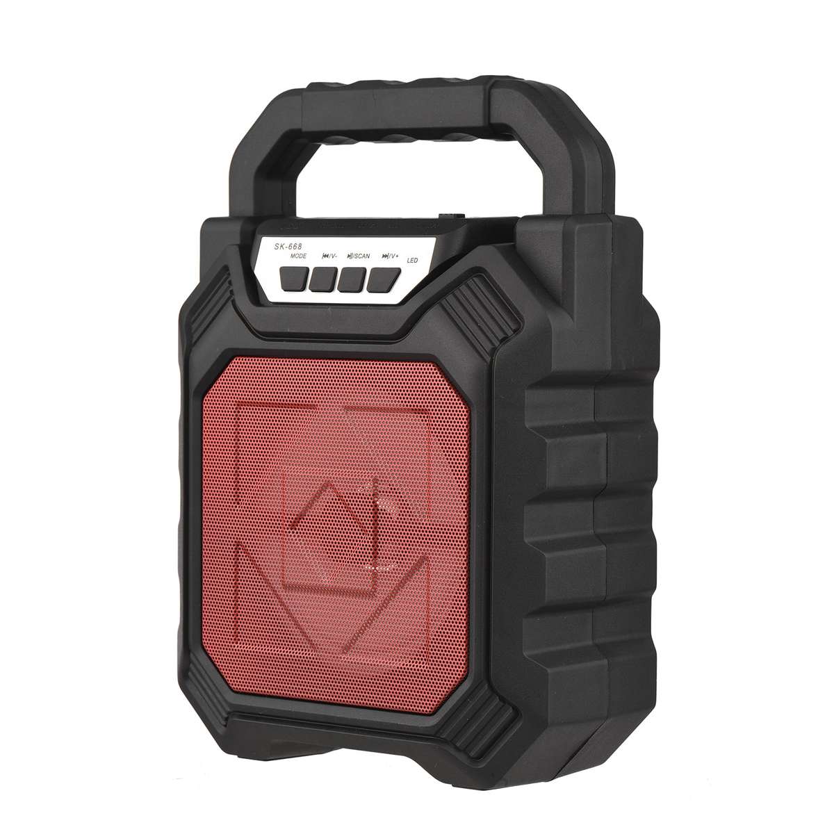 Portable BT Karaoke Machine Rechargeable Cordless Outdoor Speaker Battery Powered with Microp