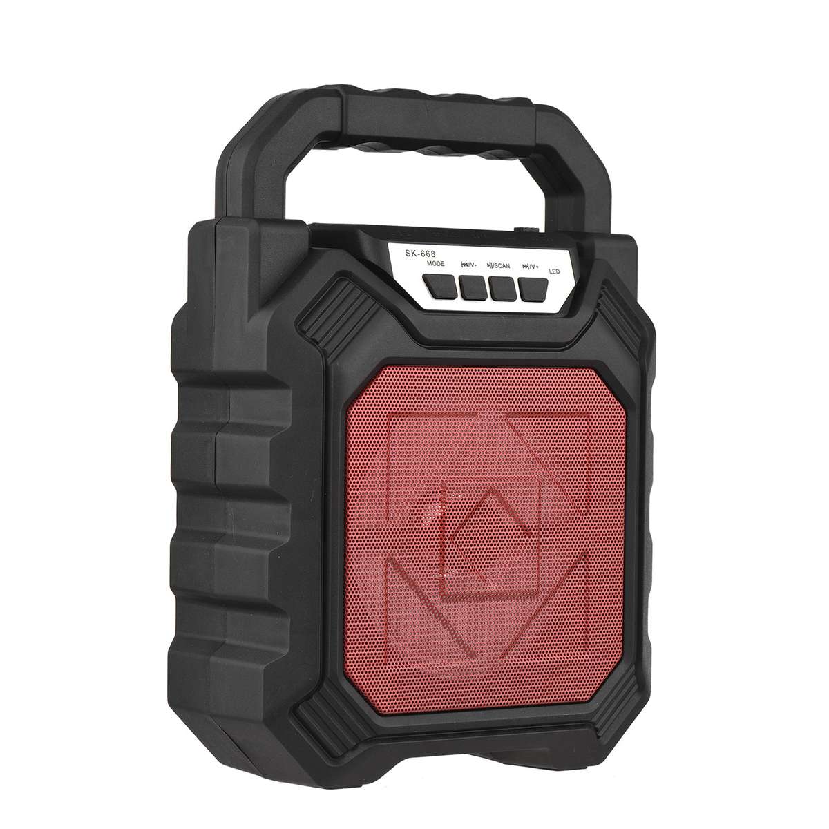 Portable BT Karaoke Machine Rechargeable Cordless Outdoor Speaker Battery Powered with Microp