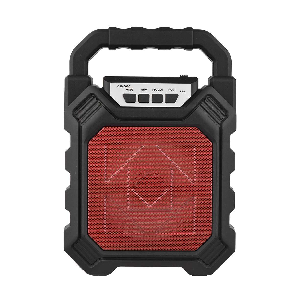 Portable BT Karaoke Machine Rechargeable Cordless Outdoor Speaker Battery Powered with Microp