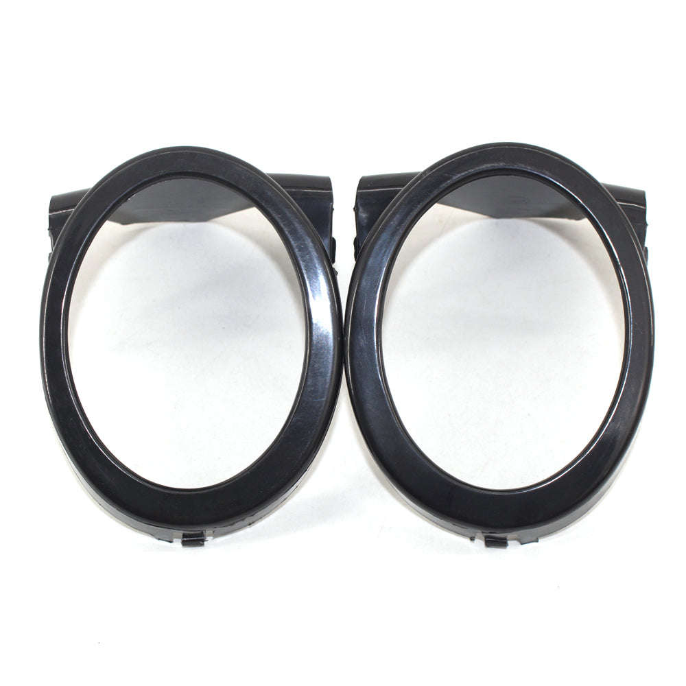 Front Bumper Fog Light Ring Cover Lamp Grille Surround Trim Replacement for BMW 3 E46 M3 Sport 2000-