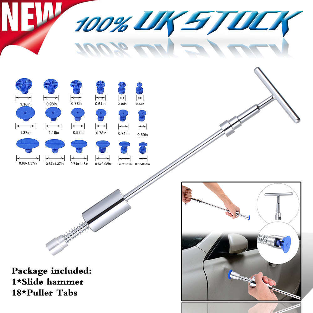 Tools Paintless Dent-Repair Dent Puller Kit Dents Removal Slide Hammer Glue Sticks Reverse