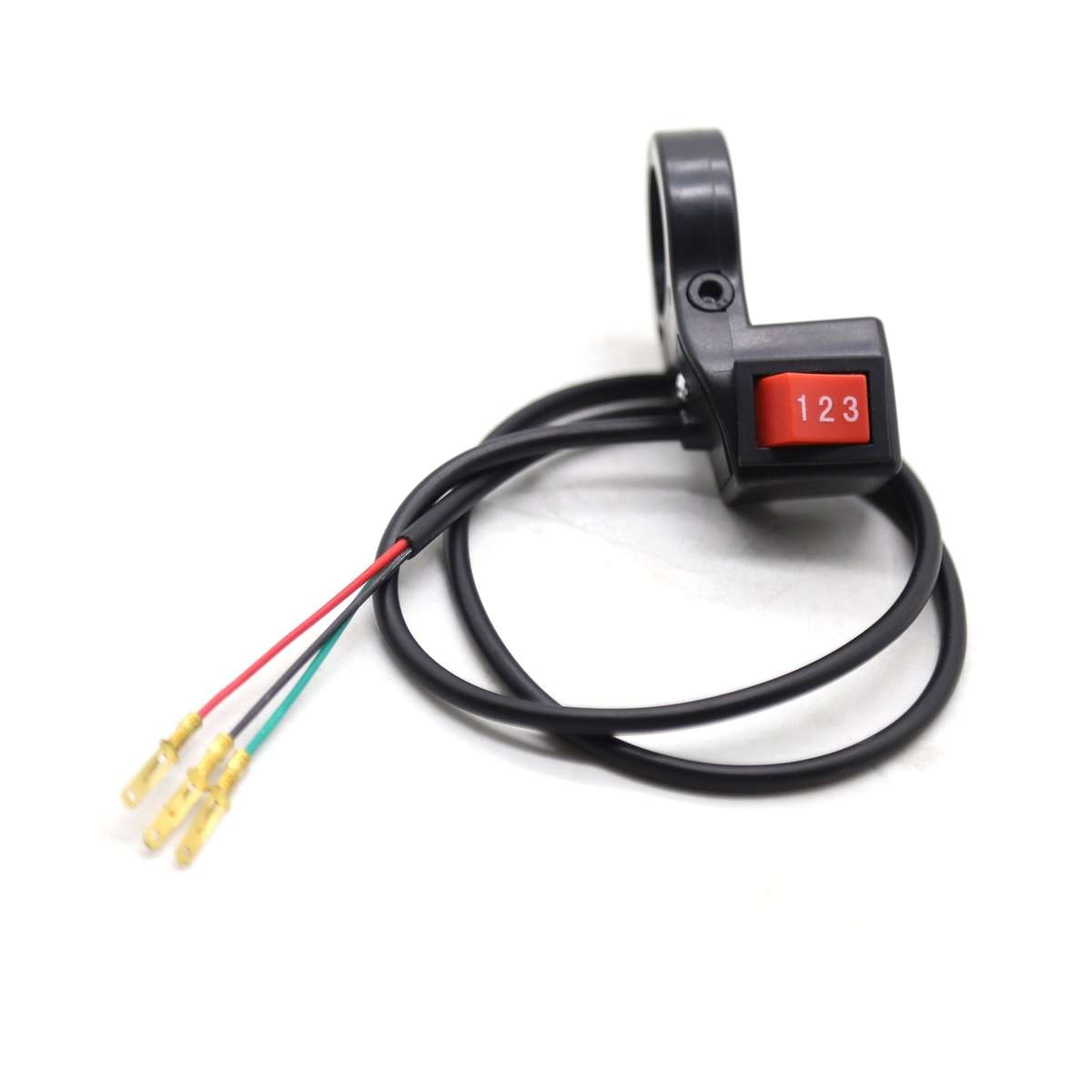 Motorcycle 123 Switch 22mm 7/8in Handlebar Switch Shift Handlebar Electric 3 Speed Module Switch Shi