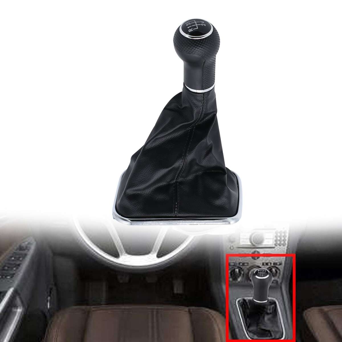 Gear Shift Knob Gaitor Gear Shift Cover 5 Speed 23MM Replacement for VW Golf Jetta MK4 Bora R32 MK4
