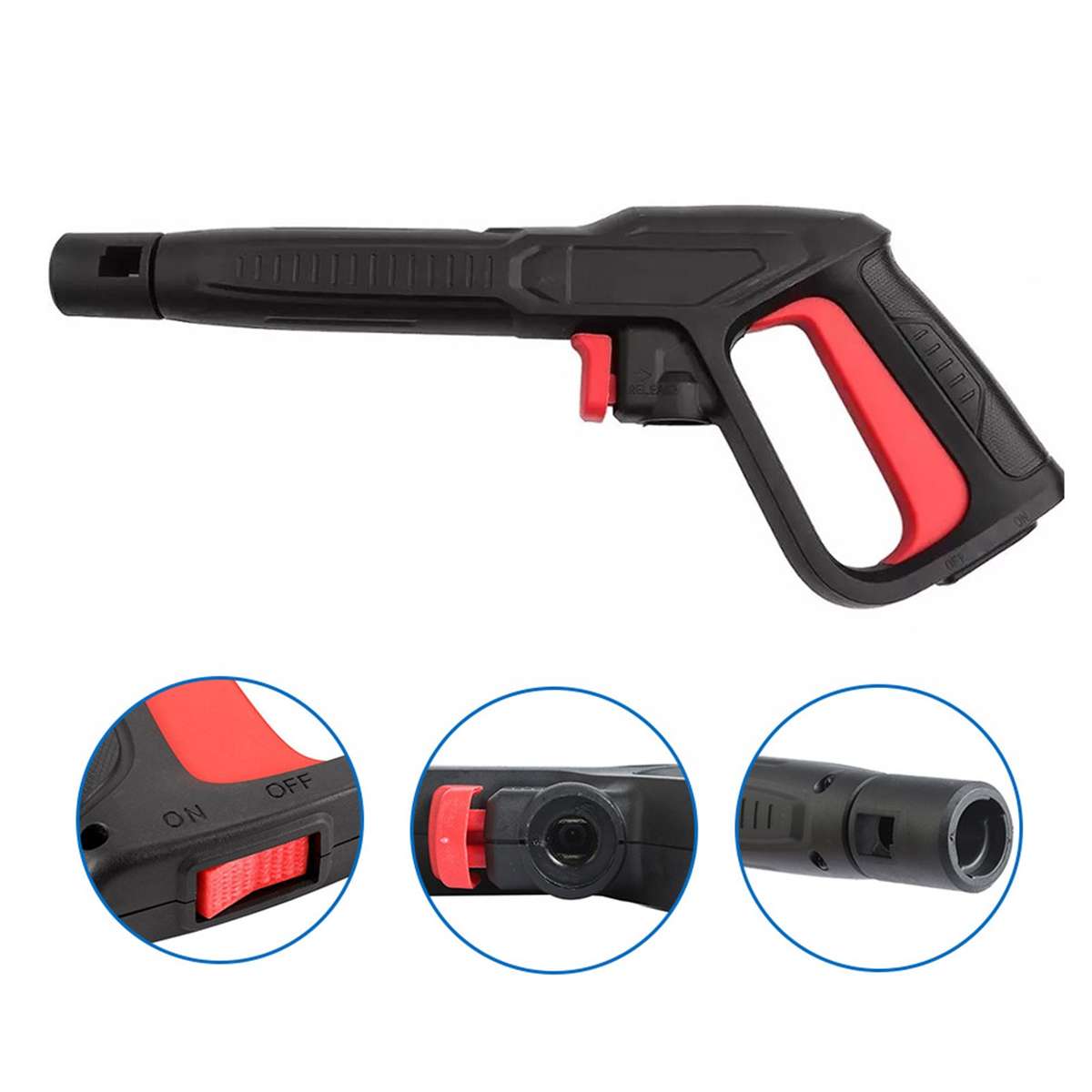 Pressure Washer 16Mpa High Pressure Power Water Gun Clip-on Spray Water