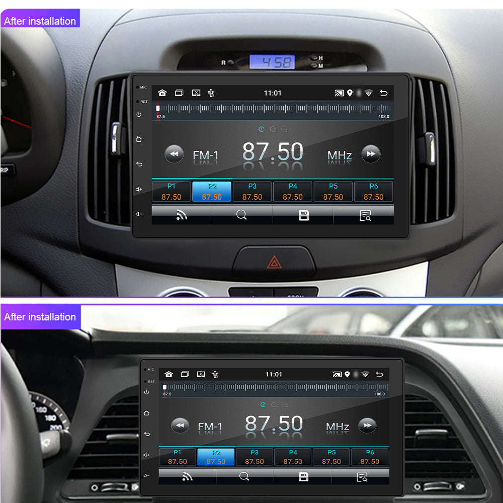 Android 11 Car Stereo Double Din GPS Navigation FM Radio with 7 Inch Touchscreen Support WIFI/AUX/U-