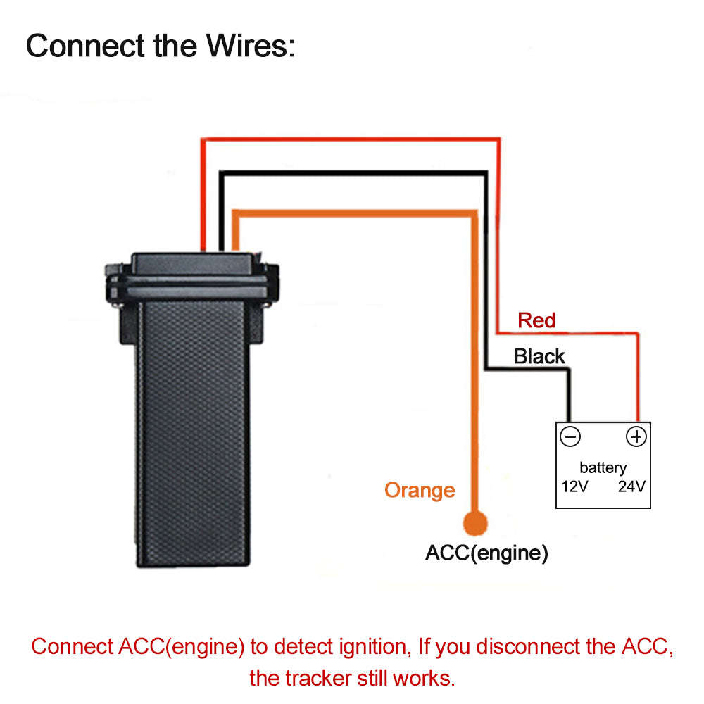 Waterproof Vehicle GPS Tracker Real-time Locator GPS/GSM Global Real Time Tracking Device for Vehicl