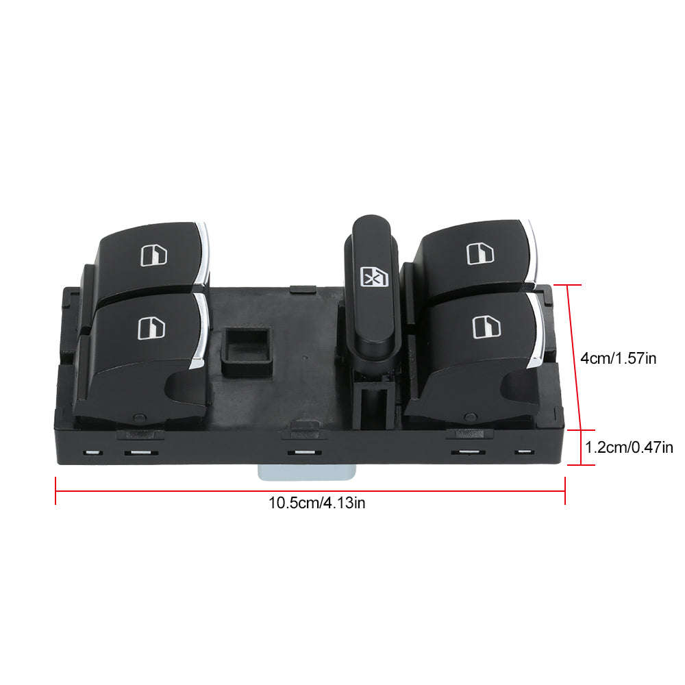 Car Master Power Window Switch  5ND 959 857 for VW CC Tiguan Passat B6 Golf Jetta MK5 MK6 Driver Sid