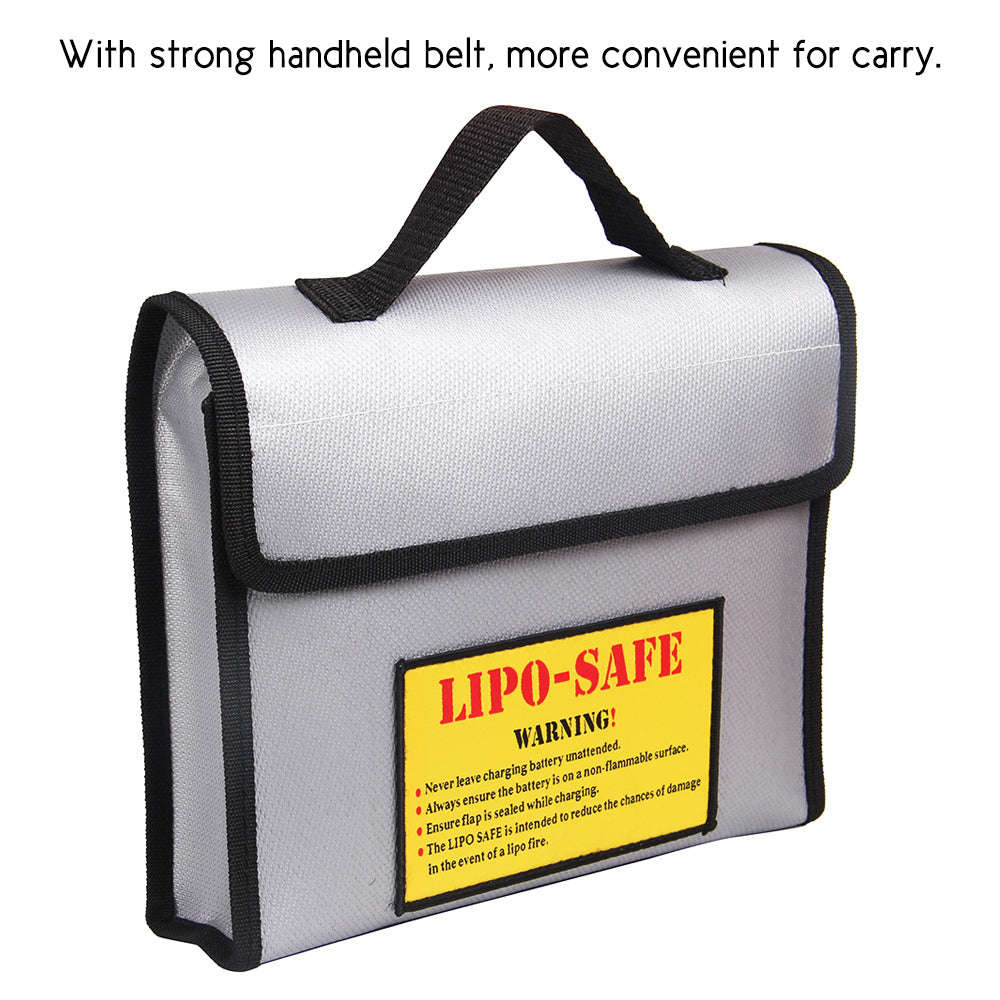 Portable Fireproof Explosionproof Lipo Battery Safe Bag Handheld Heat Resistant Pouch Sack fo