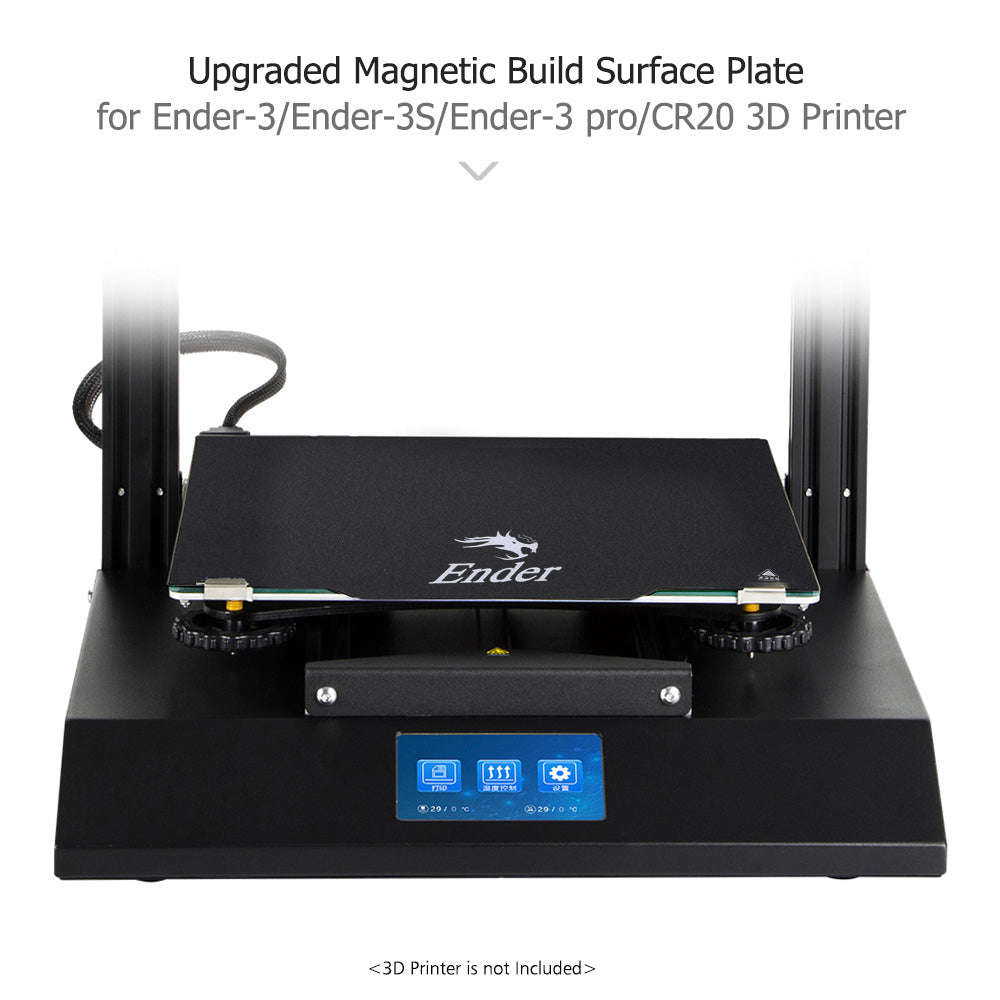 Creality Ender-3 Upgrade Magnetic Build Surface Plate Sticker Pads Ultra-Flexible Removable 3