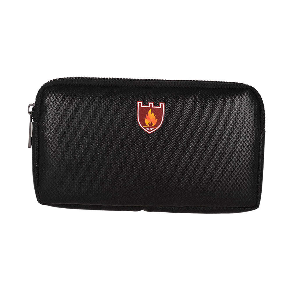 Portable Safe Organizer Fireproof Bag Water Resistant Carrying Box Silicone Material Storage