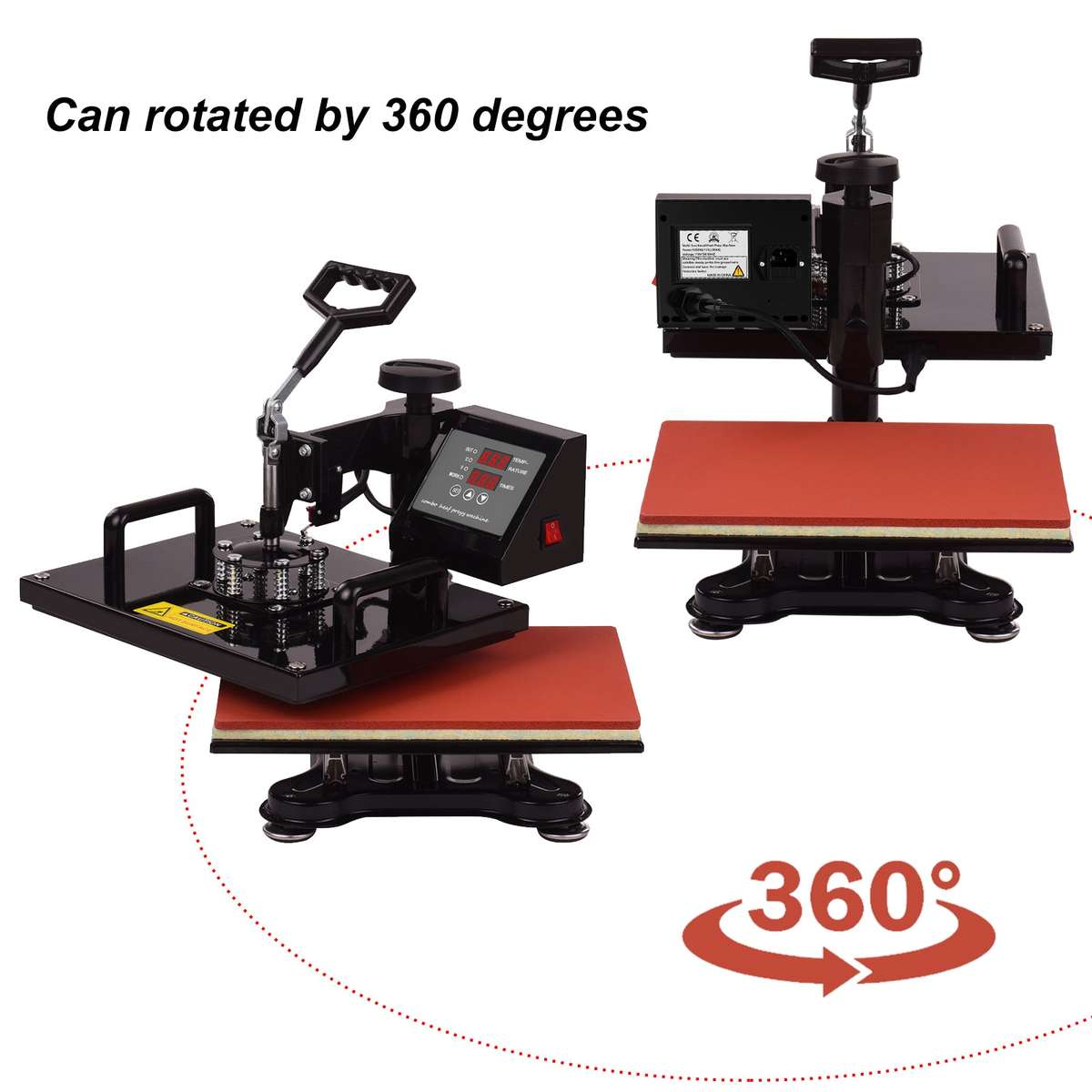12x15 Inch 8 in 1 Multifunctional Combo Digital Heat Press Thermal Transfer Machine with Mug