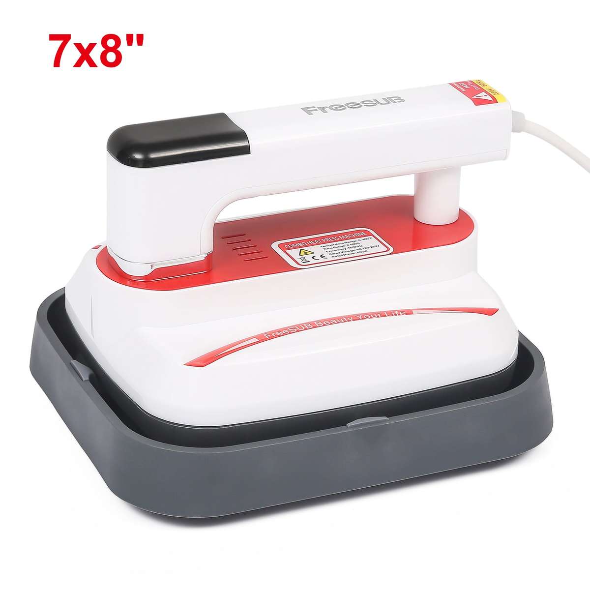 Protable Heat Press Machine T-Shirt Printing Easy Heating Transfer Press Iron Machines for Ba