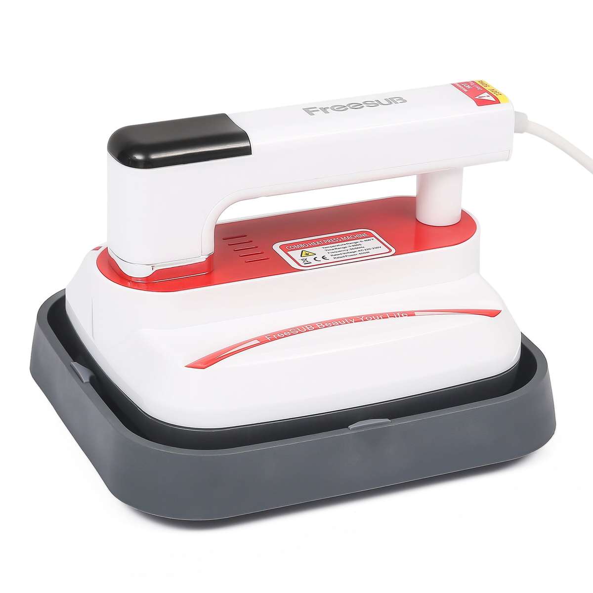 Protable Heat Press Machine T-Shirt Printing Easy Heating Transfer Press Iron Machines for Ba