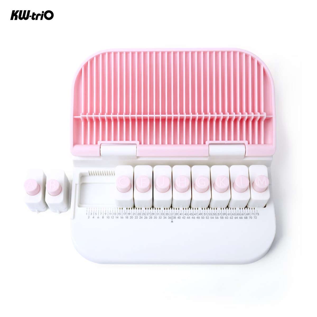 KW-TRIO 26 English Letters Alphabet Craft Hole Punch Handmade Punchers from A to Z for Engrav