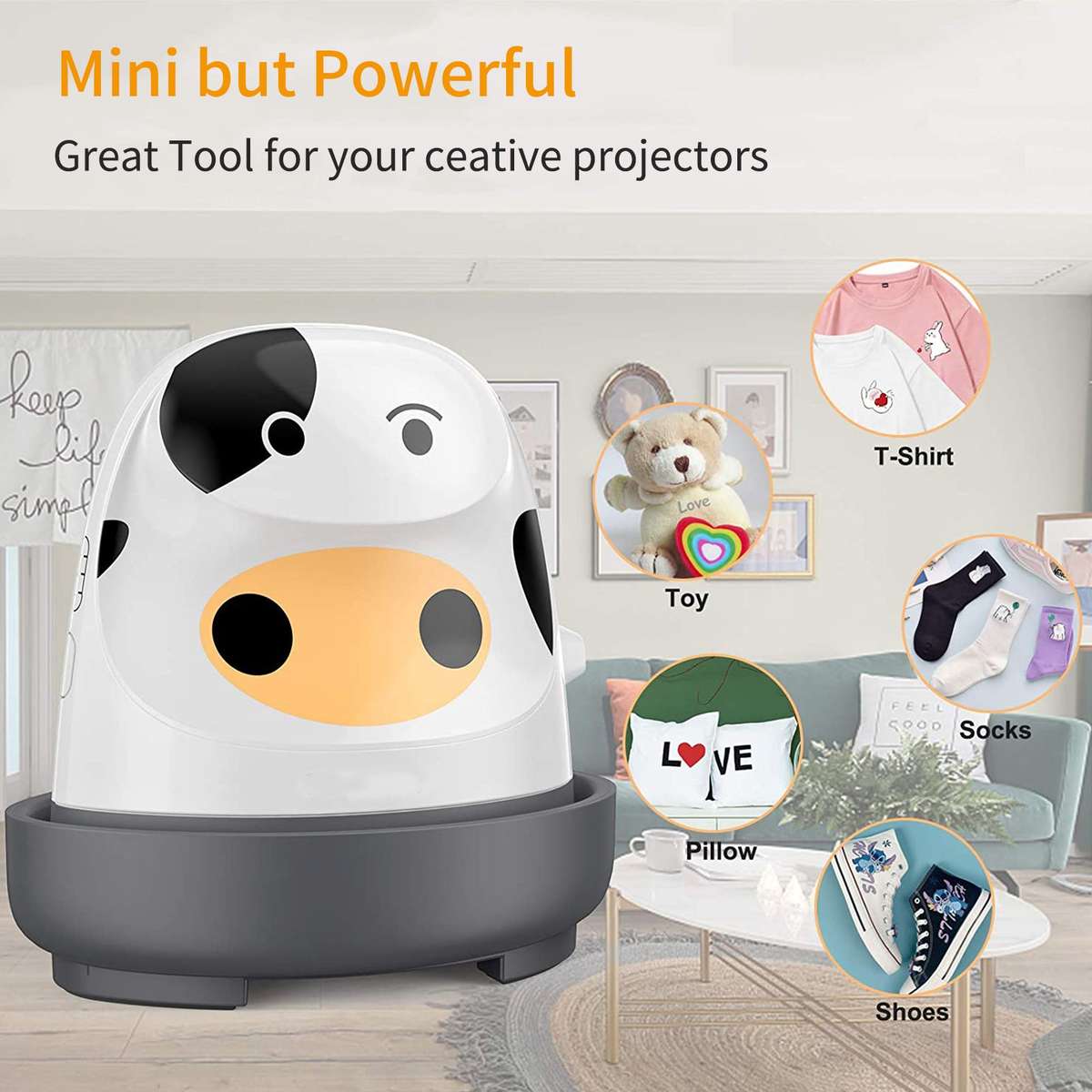 Mini Heat Press Machine T-Shirt Printing Easy Heating Sublimation Digital Transfer Press Iron