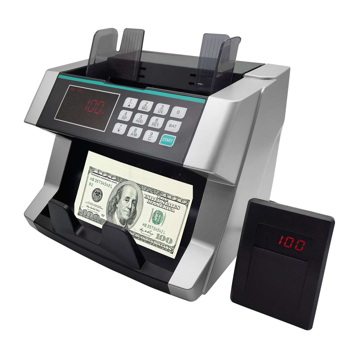 Money Counter Machine Counterfeit Bill Detector Automatic Money Detection Fast Counting Speed