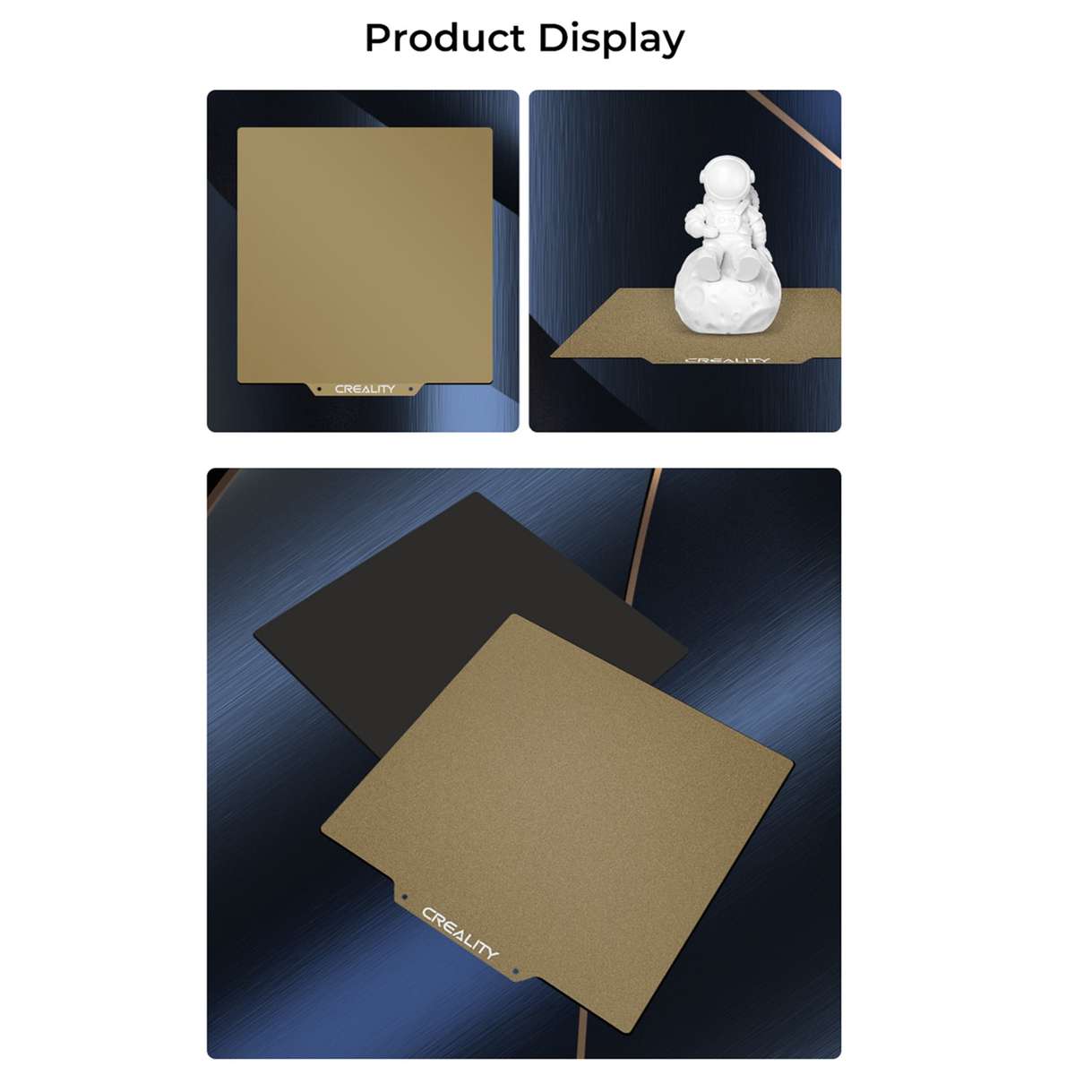 Creality 3D PEI Sheet Print Bed + Magnetic Sticker Flexible Removable Spring Steel Build Surf