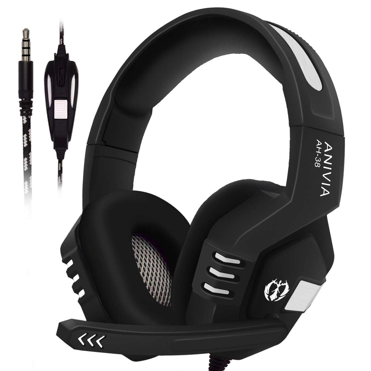 Anivia AH38 Gaming Headset for PC Laptop Noise Cancelling Over Ear Headphones with Mic 3.5mm Jack Wi
