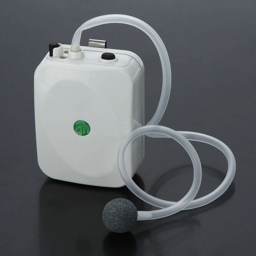 Portable Battery Air Pump Fishing Aerator Multi Speed Water Resistant Oxygenated Live Bait Aq