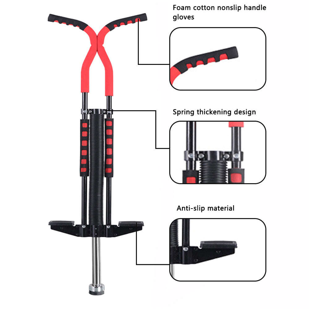 Adults/Kids Pogo Stick Jumping Stilts Fly Jumper Air Kicks Boing Outdoor Body-building Kangar