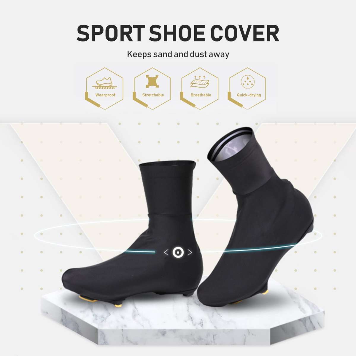 Men Women Sports Shoes Cover Quick Dry Moisture-Wicking Breathable Dustproof Hiking Climbing