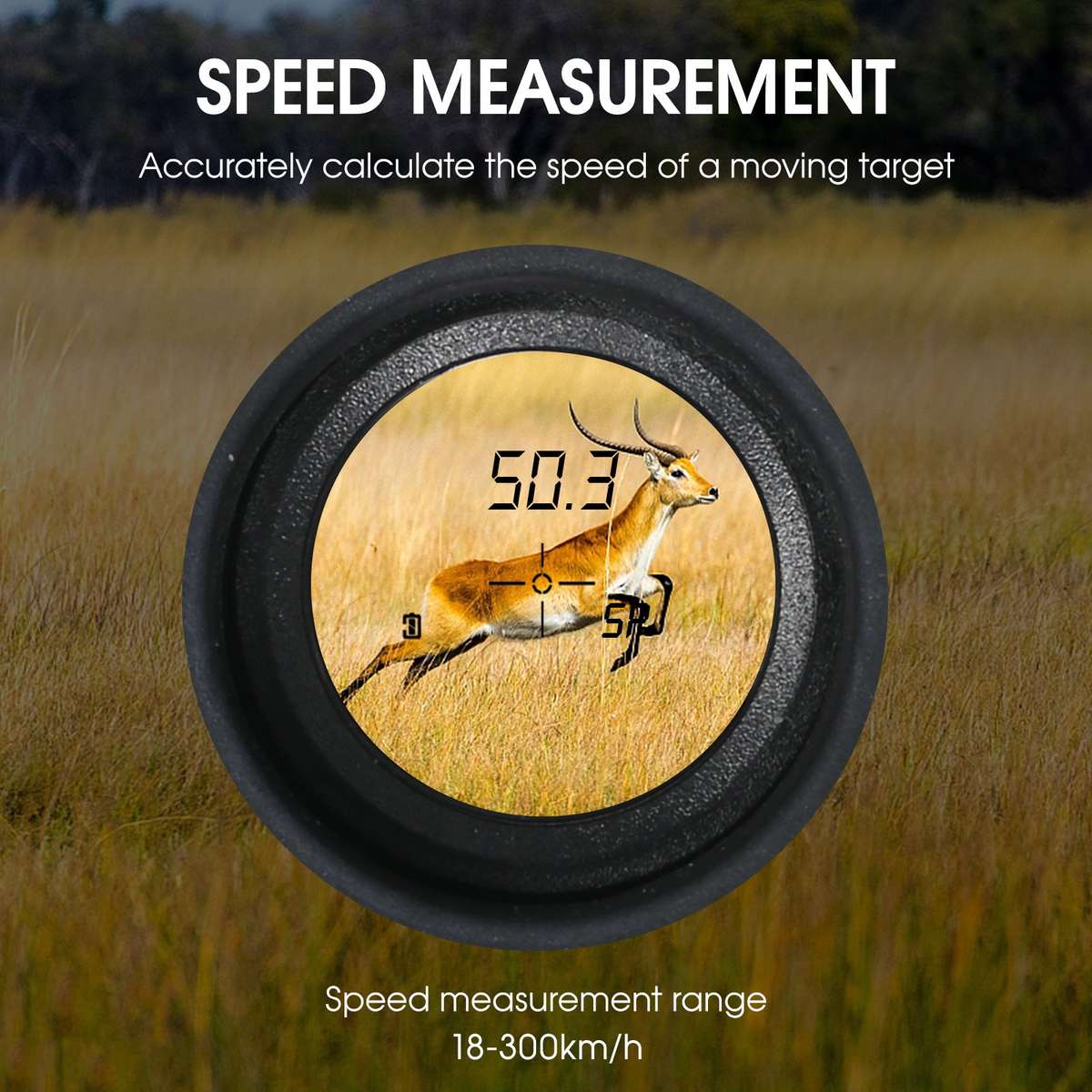 800M/1000M/1200M Golf Rangefinder 6X Magnification USB Charging Range Finder with Slope Dista