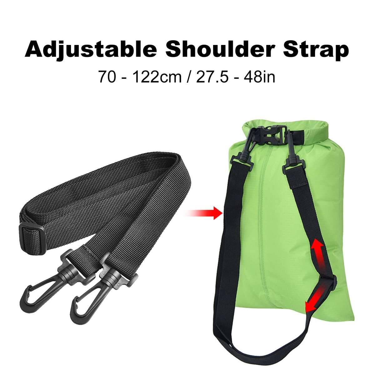 3 Pack Waterproof Bag 3L 7.5L 22L Outdoor Ultralight Roll Top Dry Sacks with Shoulder Strap f
