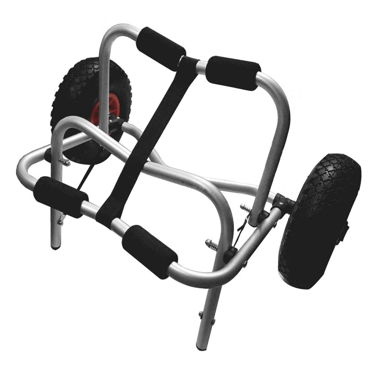 80KG Loading Capacity Foldable Kayak Trolley Energy-saving Two-wheeled Carrier Cart for Kayak