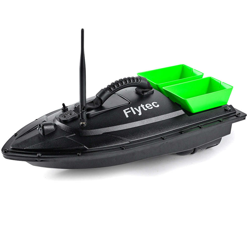 Flytec Fishing Bait Boat 500m Remote Control Bait Boat Dual Motor Fish Finder 1.5KG Loading w
