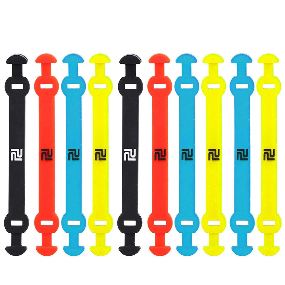 10Pcs Elastic Tennis Racket Damper Silicone Straps Tennis Racket Vibration Absorbing Shock Re