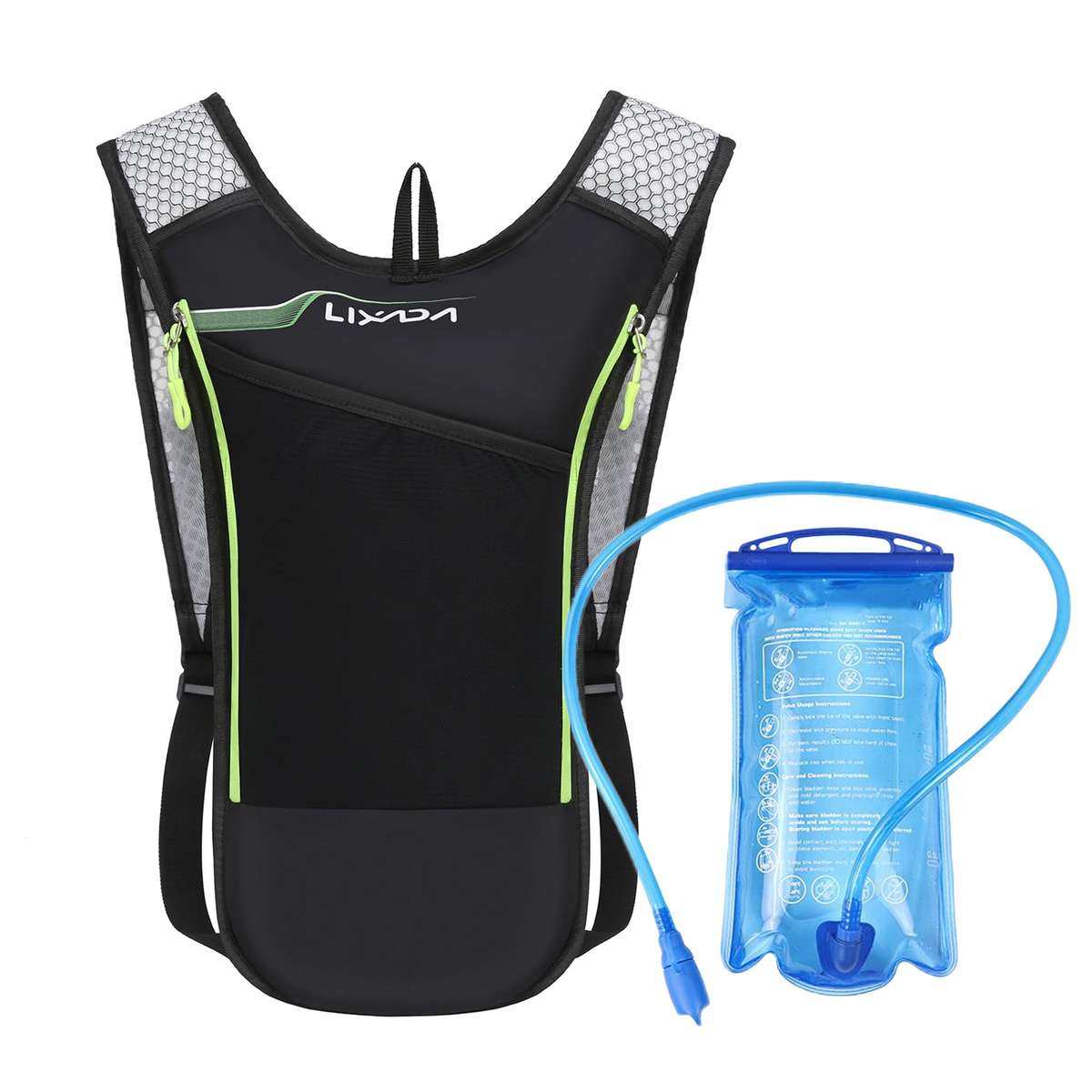 LIXADA Cycling Backpack Outdoor Running Bag with Drinking Bladder Bicycle Bag Sports Vest Ult