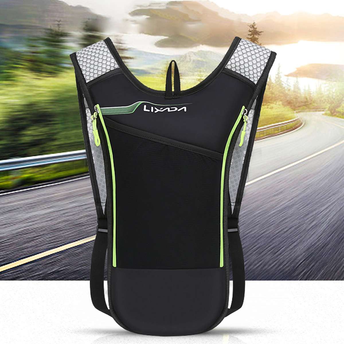 LIXADA Cycling Backpack Outdoor Running Bag with Drinking Bladder Bicycle Bag Sports Vest Ult