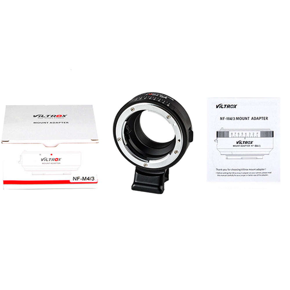 Viltrox Manual Focus Adapter for Nikon lens type G,D,F,S & AI mount to M4/3