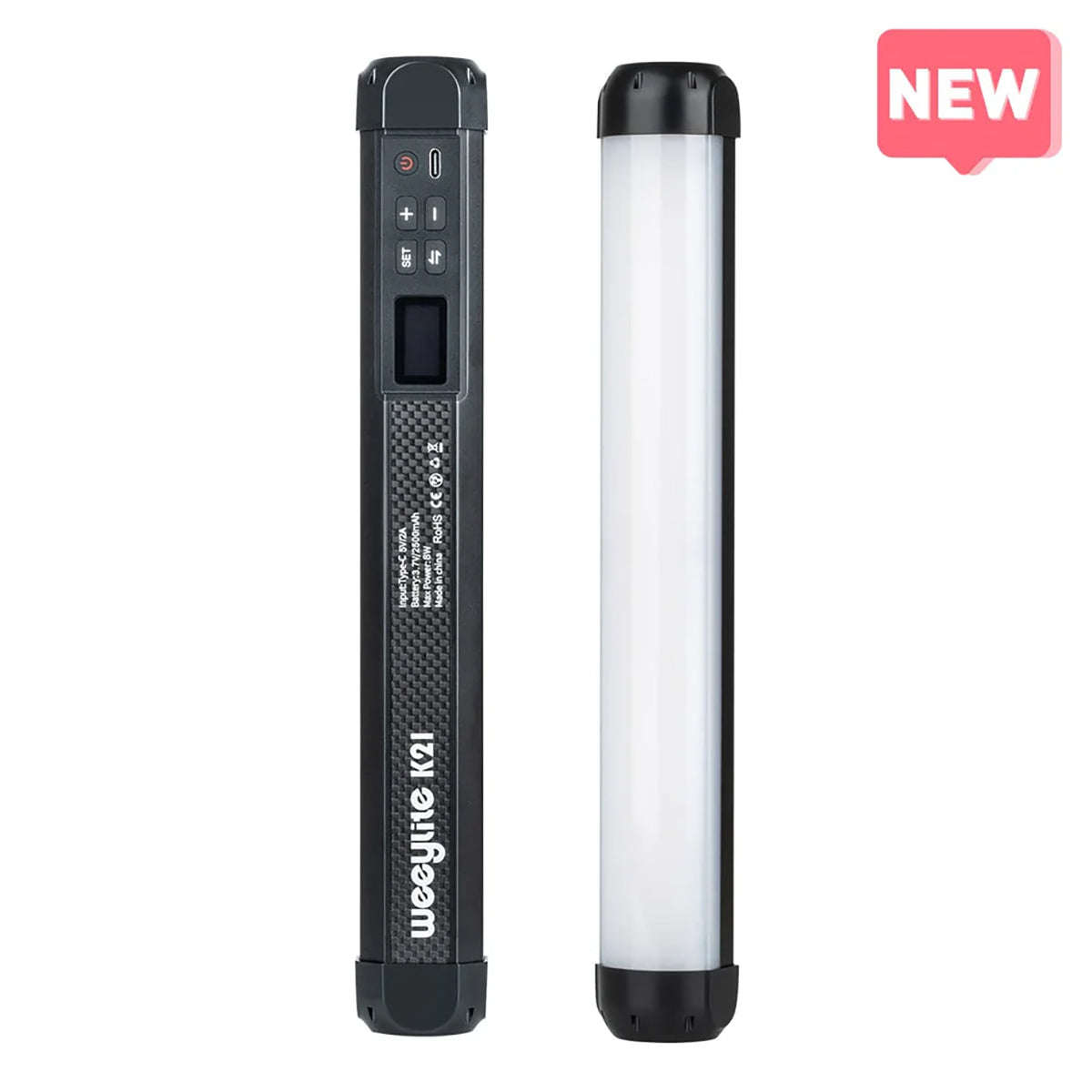 Viltrox K21 Compact Handheld RGB 8W LED Light Stick w/Built-in Magnet