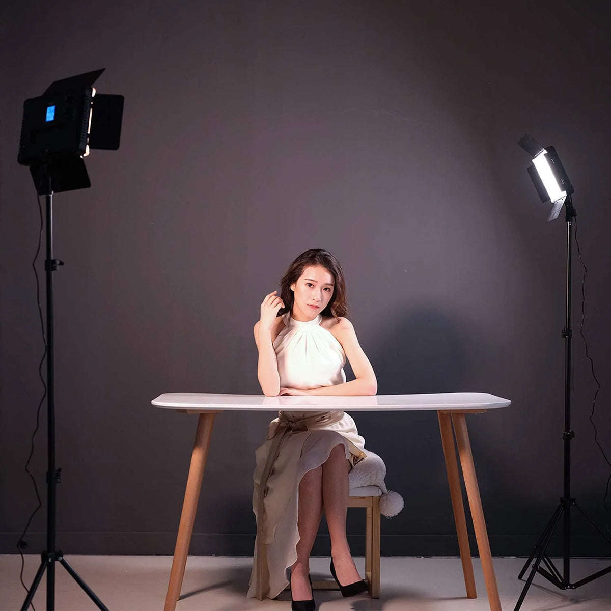 Viltrox 50 Watt VL-D640T PRO LED Studio Light with Barn Doors 3300-5600K