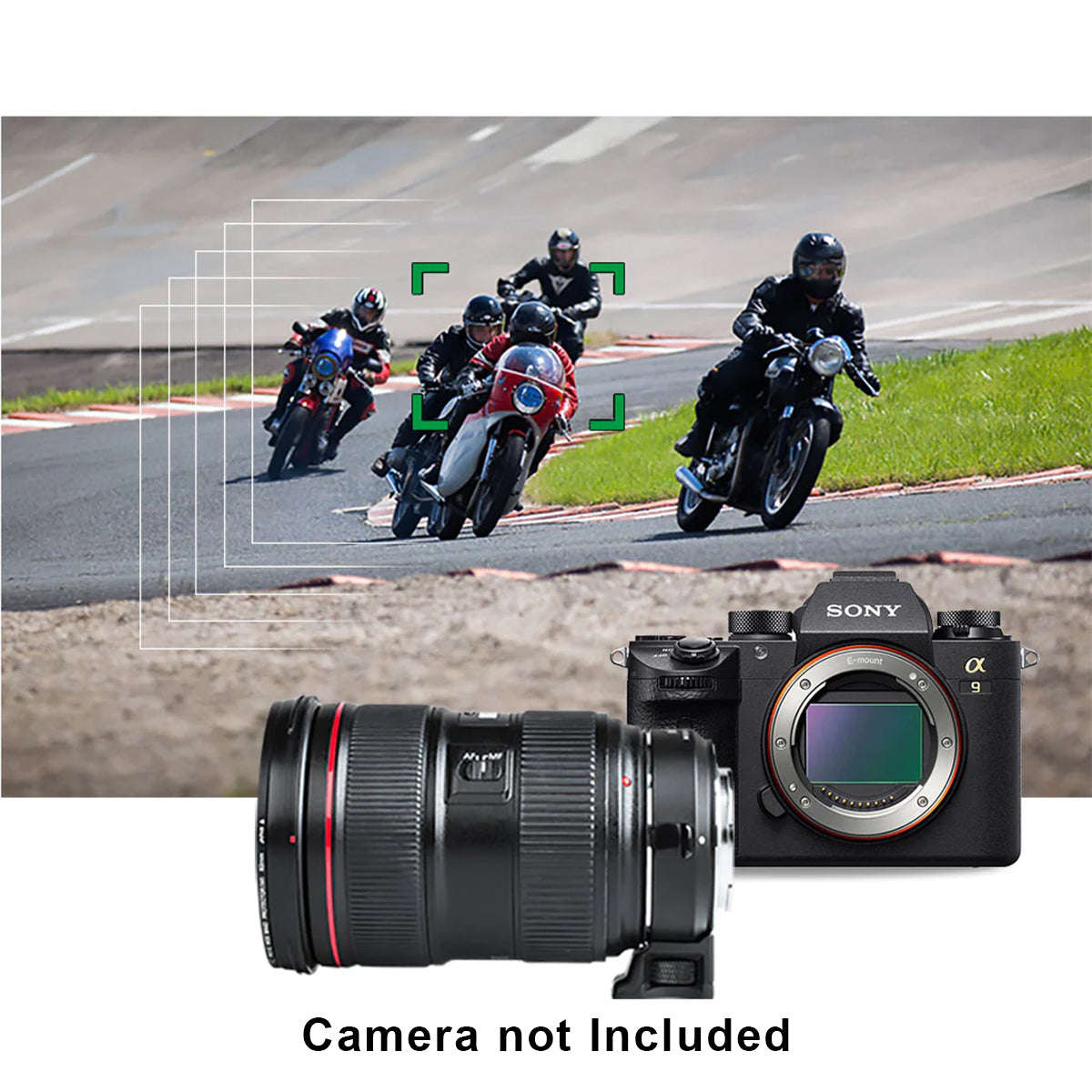 Viltrox Auto Focus Adapter, Canon EF lenses - SONY E-Mount Cameras +1 f-stop