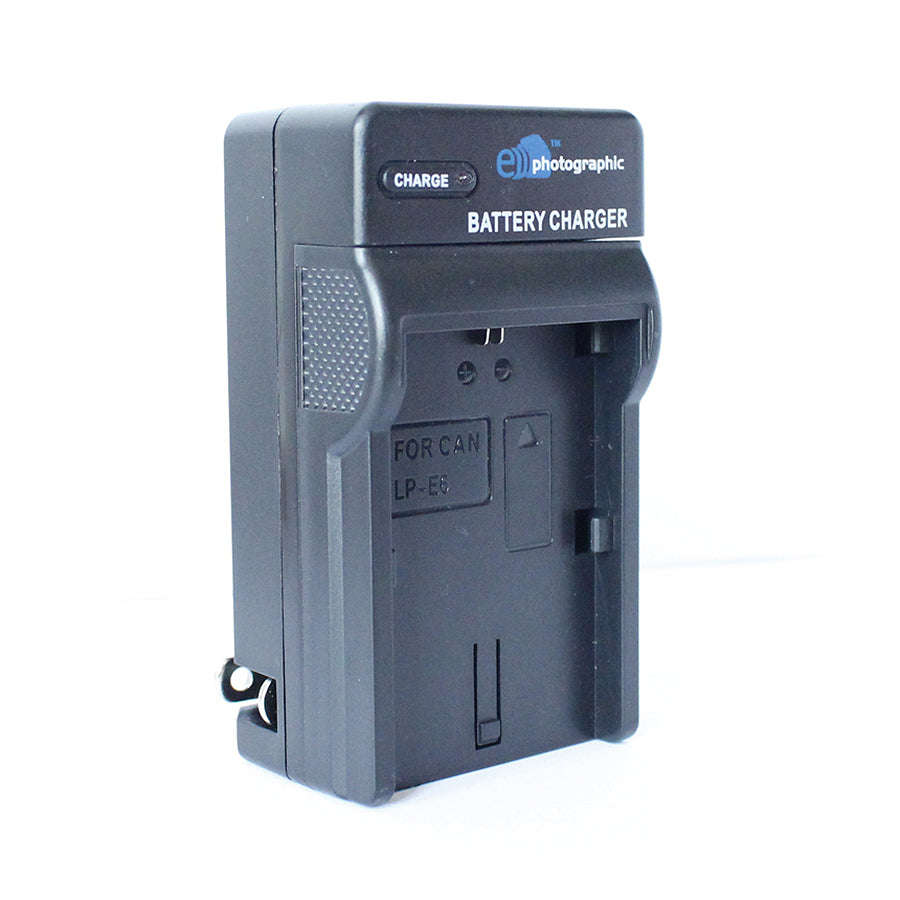 E-Photographic Charger for Canon LP-E6 DSLR/Mirrorless Batteries