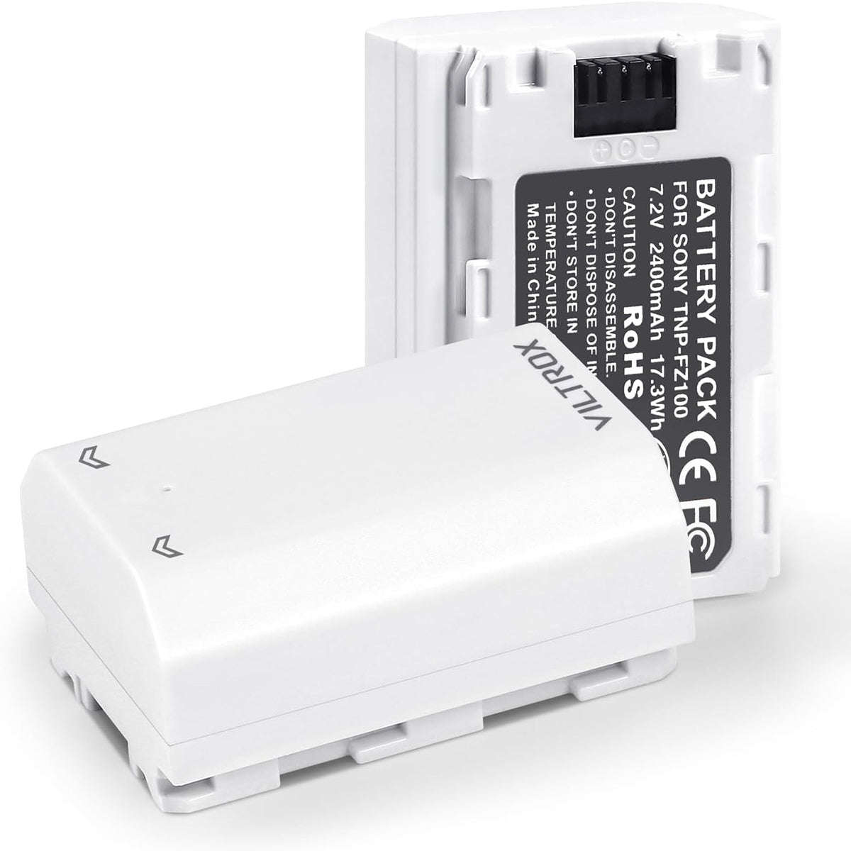 Viltrox TNP-FZ100 2400mAh USB-C Re-Chargeable Lithium-Ion Replacement Battery