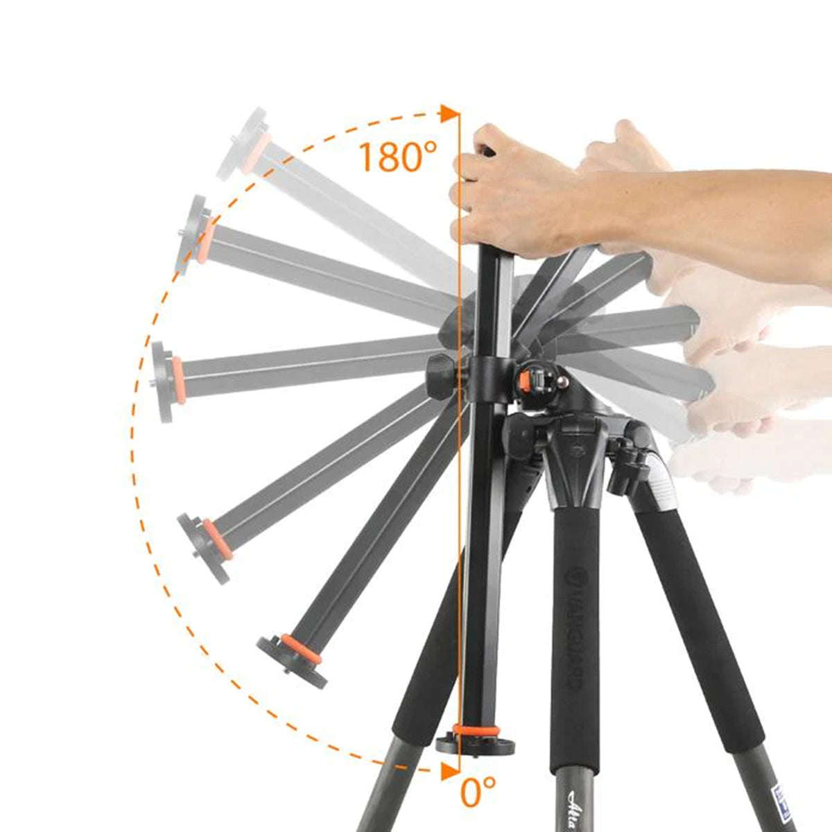 Vanguard Alta PRO 263AB 100 Aluminium Tripod, Overhead Cross Arm & Ball Head