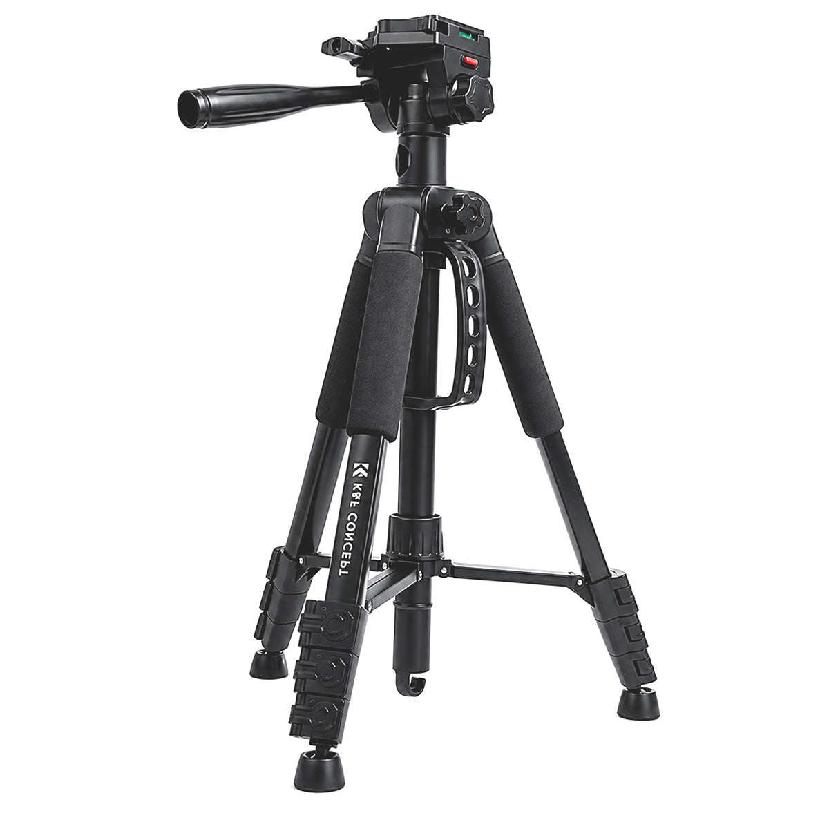K&F Concept S254A3 Overhead Tripod/Monopod with BV07 Fluid Video Head - KF09-184