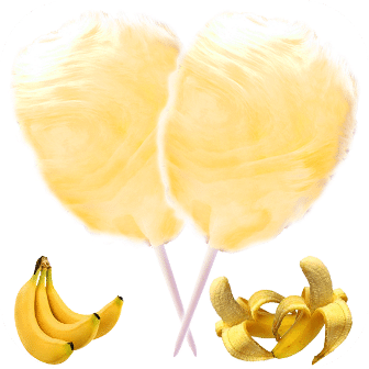 Banana Flavoured  Candy Floss Sugar 1.5kg
