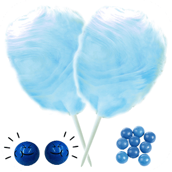 Bubble Gum Flavoured Candy Floss Sugar - 1.5kg per packet