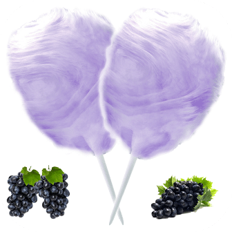 Grape Flavoured Candy Floss Sugar - 1.5kg per Packet