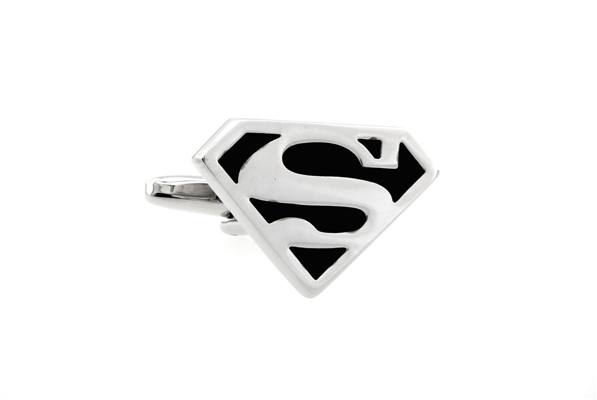 Superman Cuff Links - Monochrome