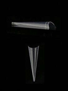 500pcs/bag 2XL Extreme Stiletto Straight Nail Tips Half Cover Extension