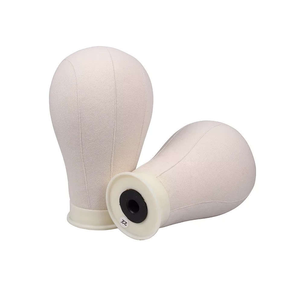 Canvas Mannequin Head - White